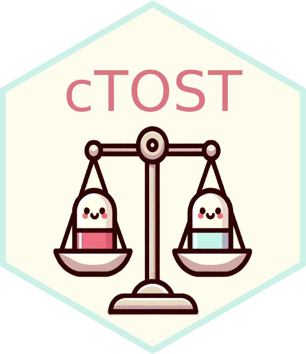cTOST hex sticker